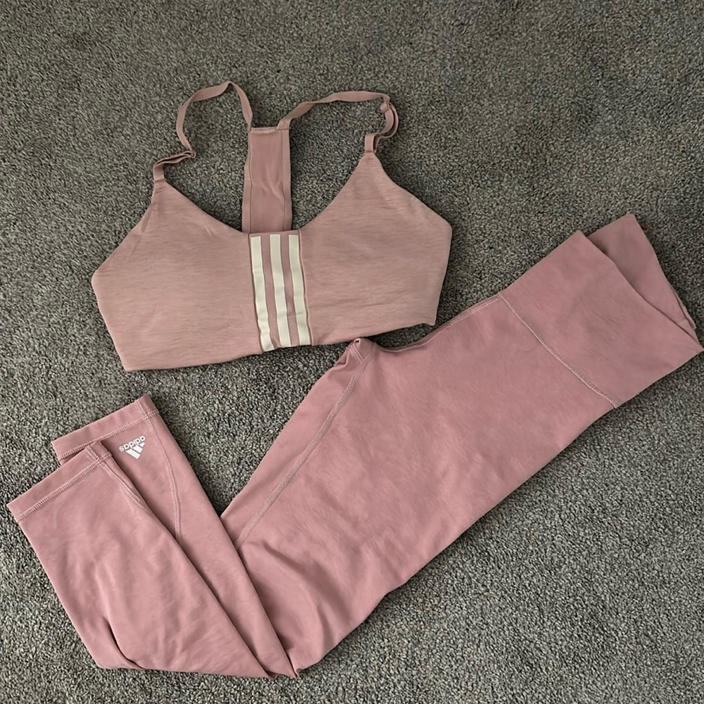 adidas Matching Sports bra and 7/8 Legging Set